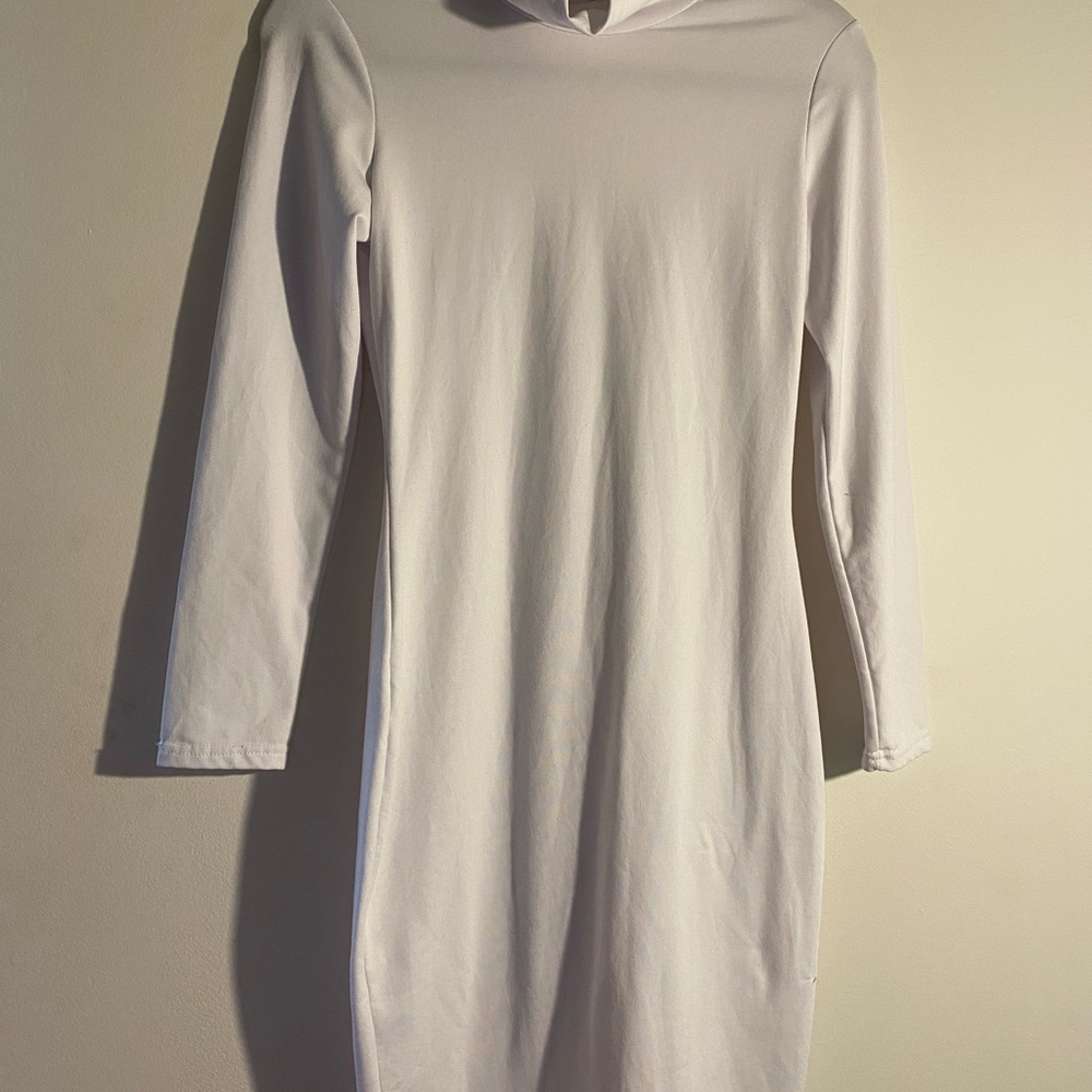 Elegant White Women's Dress